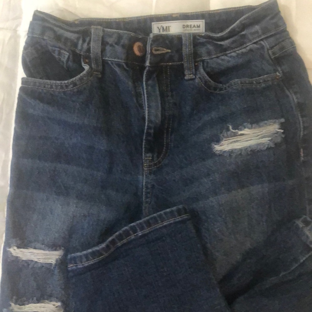 YMI authentic demin ripped jeans dark blue
